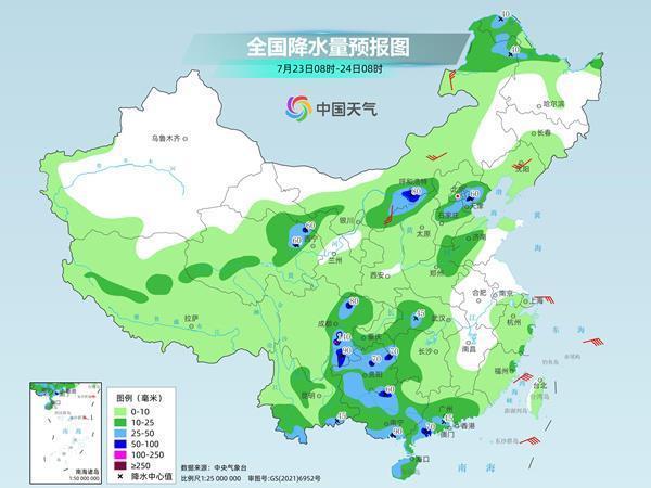新一轮降雨影响北方 中东部高温卷土重来