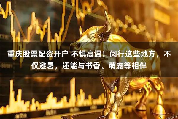 重庆股票配资开户 不惧高温！闵行这些地方，不仅避暑，还能与书香、萌宠等相伴